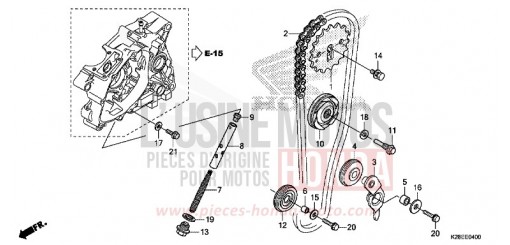 CAM CHAIN/TENSIONER CRF125FP de 2023